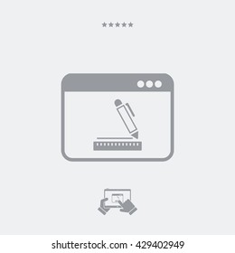Project design concept icon