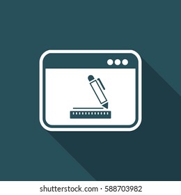 Project design concept icon