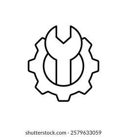 Project Development icon logo sign set vector outline