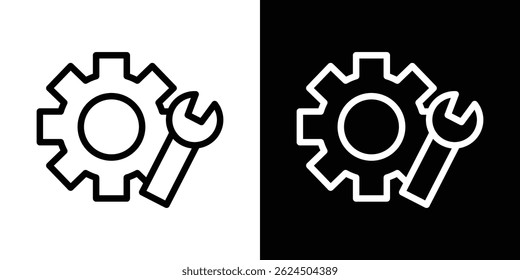 Ícone Desenvolvimento do projeto. Vetor de tipo de logotipo definido