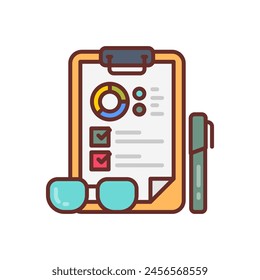 Project Documentation icon in vector. Logotype
