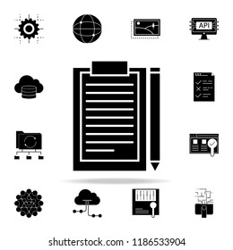 project documentation icon. Web Development icons universal set for web and mobile