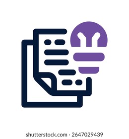 project duotone icon. Sleek and modern vector icon for websites, mobile apps, marketing materials, and corporate design. Fully scalable and ready to use.