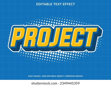 project editable text effect template use for font style logo