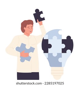 Project effective teamwork. Development team, project management vector illustration