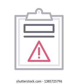 project error color line icon