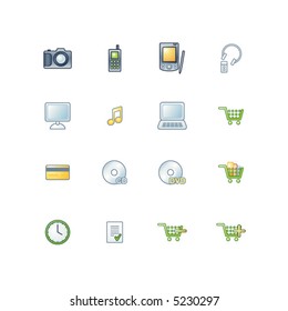 project e-shop icons