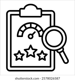 Project Evaluation Icon Element For Design