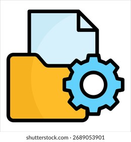 Project Files Icon Element For Design