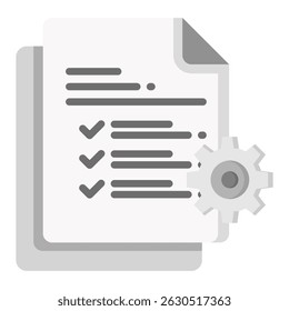 Projekt-Flatcolor-Symbol. Einfaches Vektorsymbol-Design im flachen Farbstil. Bearbeitbares Vektorformat