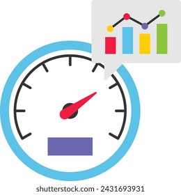 Project and historical Data concept, assessments can be analyzed to identify patterns vector design, self improvement workplace Symbol,business motivation Sign, Enterprise impetus stock illustrti