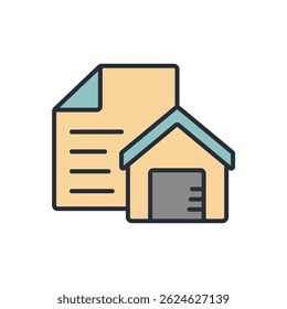 project icon collection .design style with background