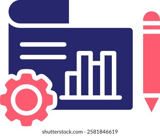 Project Icon Fill Vector Illustration