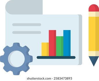 Project Icon Flat Vector Illustration