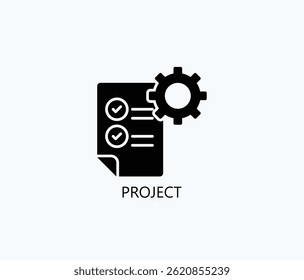 Icono De Proyecto O Ilustración Aislada De Logotipo