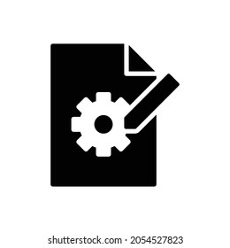 icono de proyecto, ilustración vectorial de icono de administración