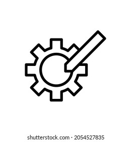 Projektsymbol, Managementsymbol, Vektorgrafik