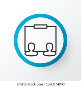 Project icon symbol. Premium quality isolated presentation element in trendy style.