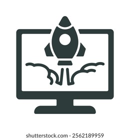 Project icon vector illustration. Simple fill style	