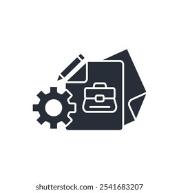 ícone do projeto. vetor.Editável símbolo de estilo traço.linear para usar web design,ilustração logo.Symbol.