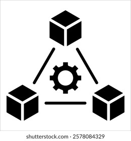 Project Integration Icon Element For Design