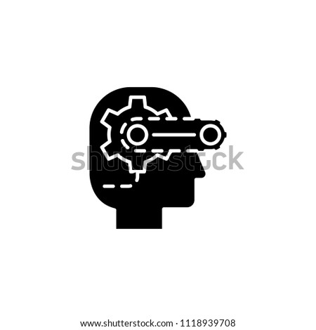 Project involvement black icon concept. Project involvement flat  vector symbol, sign, illustration.