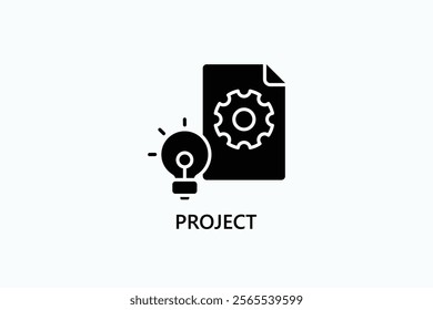 Project Isolated Vector, Icon Or Logo Sign Symbol Illustration