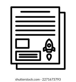 Project Launch Icon Design For Personal And Commercial Use