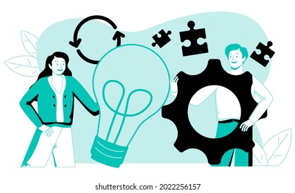 Project life cycle abstract concept vector illustration. Project planning, design structure matrix, task assignment, business case, business analysis, visual representation abstract metaphor.