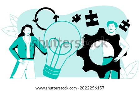 Project life cycle abstract concept vector illustration. Project planning, design structure matrix, task assignment, business case, business analysis, visual representation abstract metaphor.