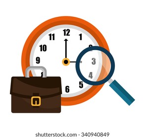 Project management and business theme design, vector illustration