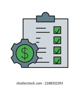 Project Management colored icon. Simple color element illustration. Project Management concept outline symbol design from medical set. Can be used for web and mobile on white background