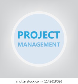project management concept- vector illustration