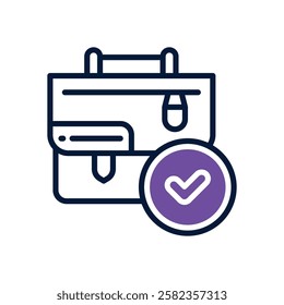 project management dual tone icon. vector icon for your website, mobile, presentation, and logo design.