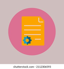 Project Management flat icons  symbol vector elements for infographic web