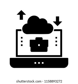 Project Management Glyph Icon