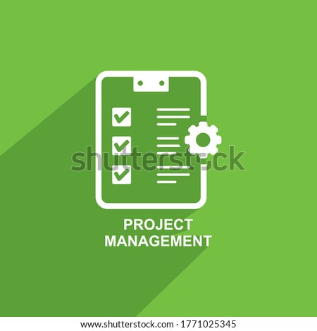 project management icon, Business icon vector