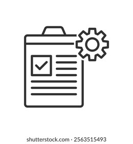 Project Management Icon - Clipboard Icon