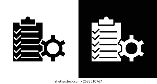 Icono de gestión de proyectos colección. Ilustración plana de icono de Vector