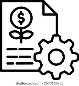 Project Management Icon Element For Design And Vector