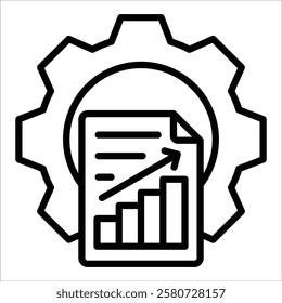 Project Management Icon Element For Design