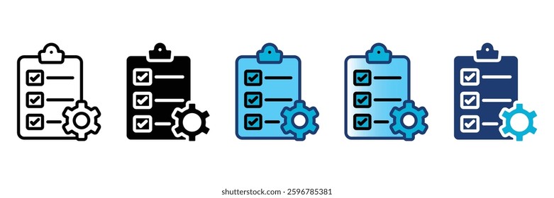Project Management Icon Element For Design