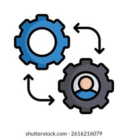 Project Management Icon Element For Design