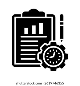 Project Management Icon Element For Design