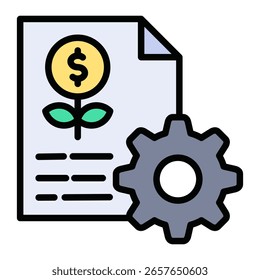 Project Management Icon Element For Design And Vector