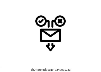 Project Management Icon - Inbox Mail