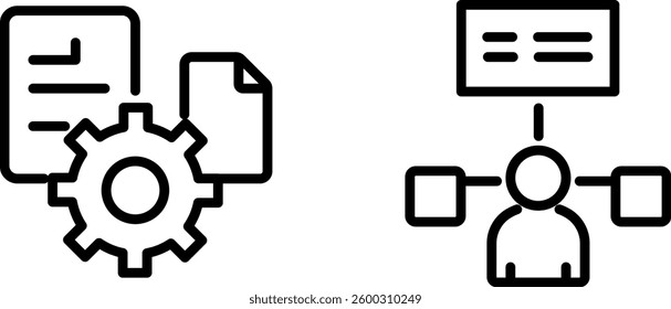 "Project Management Icon Representing Planning, Organization, and Task Execution"