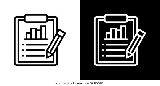 Conjunto de iconos de gestión de proyectos. Diseño De Línea Limpia Con Versiones Claras Y Oscuras Para Un Uso Versátil.