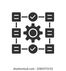 Project Management Icon Sign Symbol