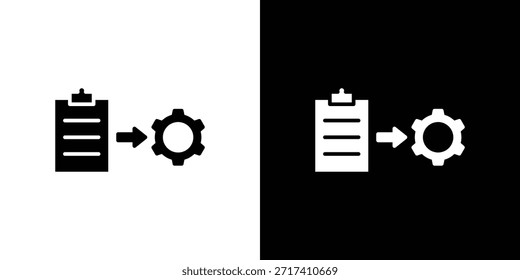 Symbol für Projektmanagement für Apps und Branding.